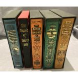 Folio Society - Five cased books - 'The Travels of Marco Polo',