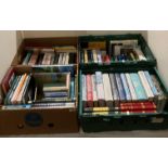 Contents to four boxes - approximately one hundred assorted books on poetical works, music, history,