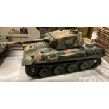 Henglong 1/16 scale remote control German Panther battle tank (no controller) (Saleroom location:
