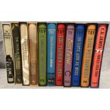 Folio Society - Eleven books all in cases - Josephine Tey 'Miss Pym Disposes',