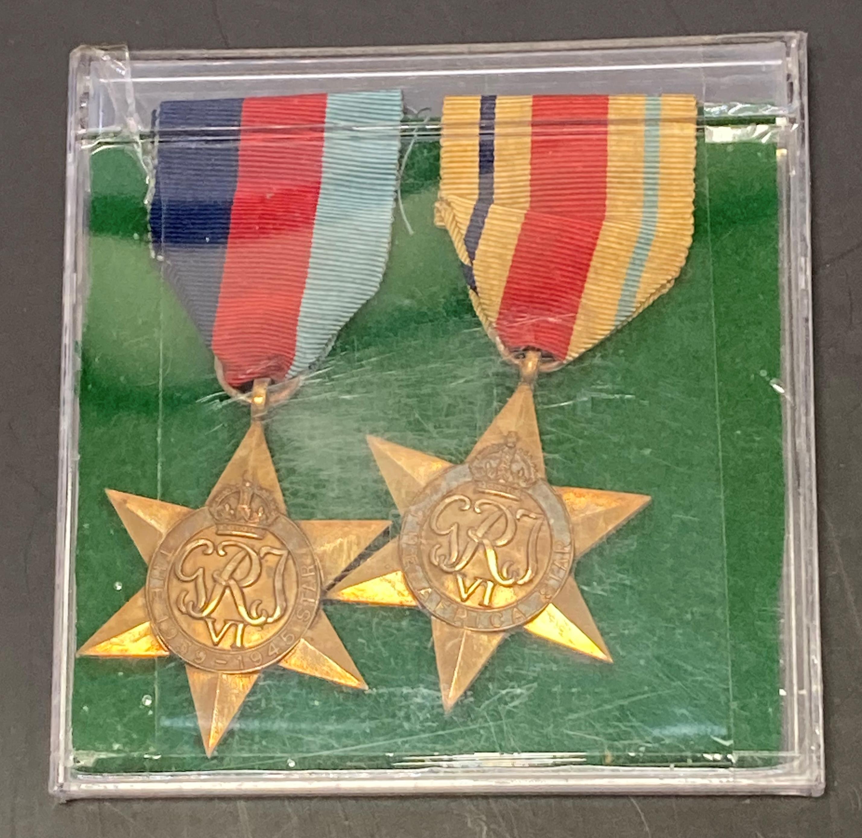 Eight Second World War Medals all with ribbons - the 1939-1945 Star, the Africa Star, - Image 2 of 6