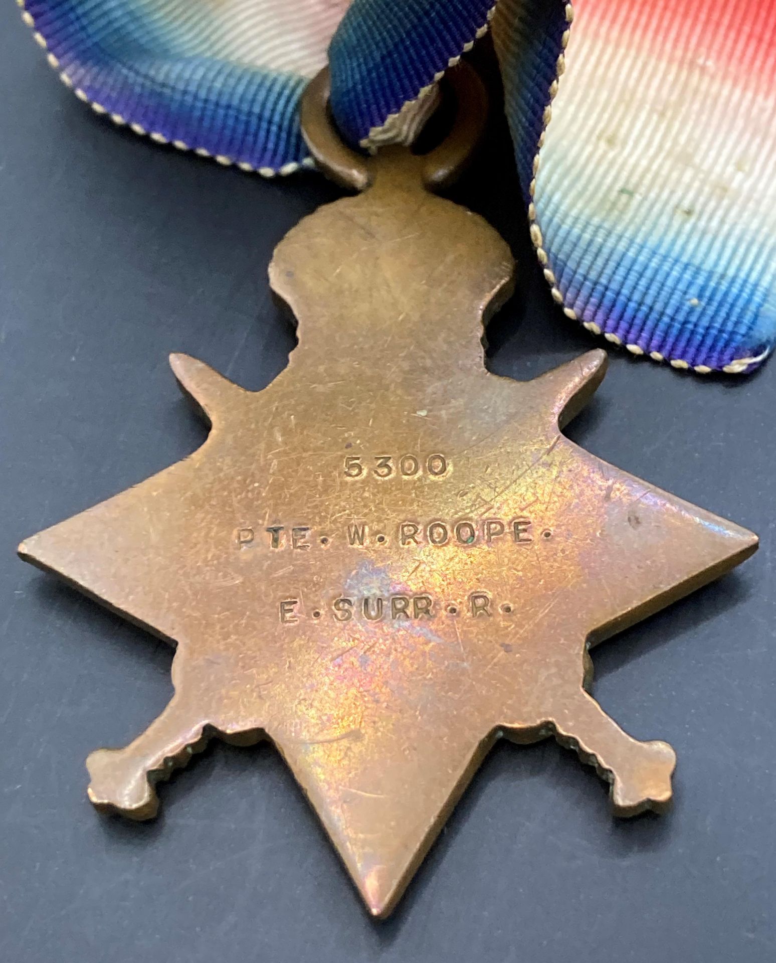 Three First World War medals - 1914-1915 Star, - Image 2 of 5