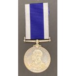 Royal Navy Long Service Medal (George V) complete with ribbon to 270508 W A Jeffery ERA 1 CL HMS