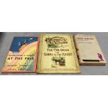 Three vintage books - Mary Russell Mitford 'The Two Dolls & Going to the Races' published by George