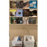 Contents to two boxes - approximately 110 assorted LPs assorted classical music including Rossini,