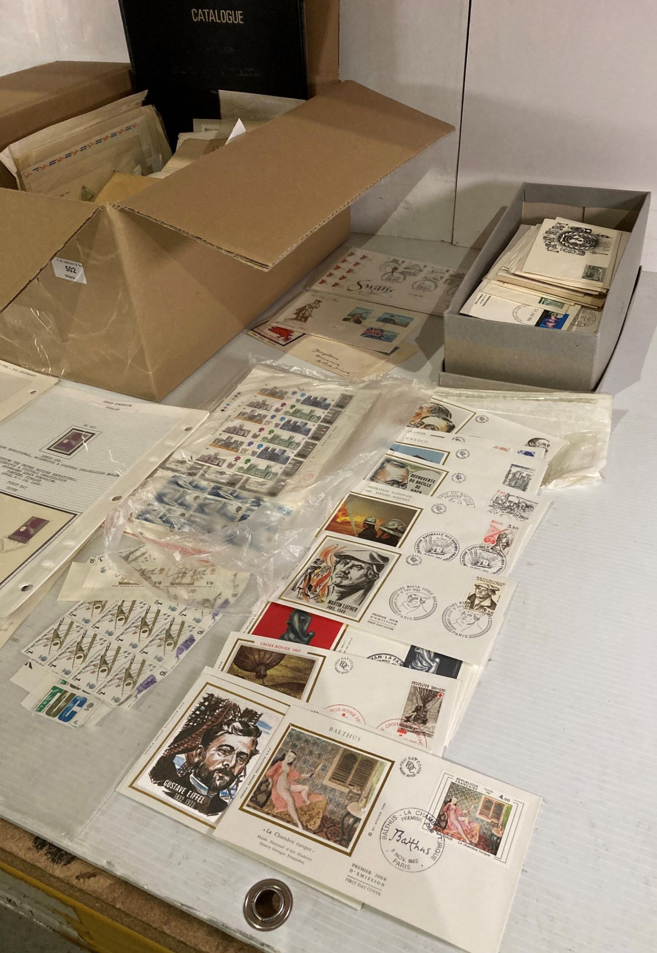 Contents to box - large quantity of First Day issue stamps (Saleroom location: S1T1) - Image 4 of 5