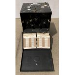 US Army Signal Corps Frequency Meter ref: BC-221-Q, serial no: 3830, made by The Allen D.