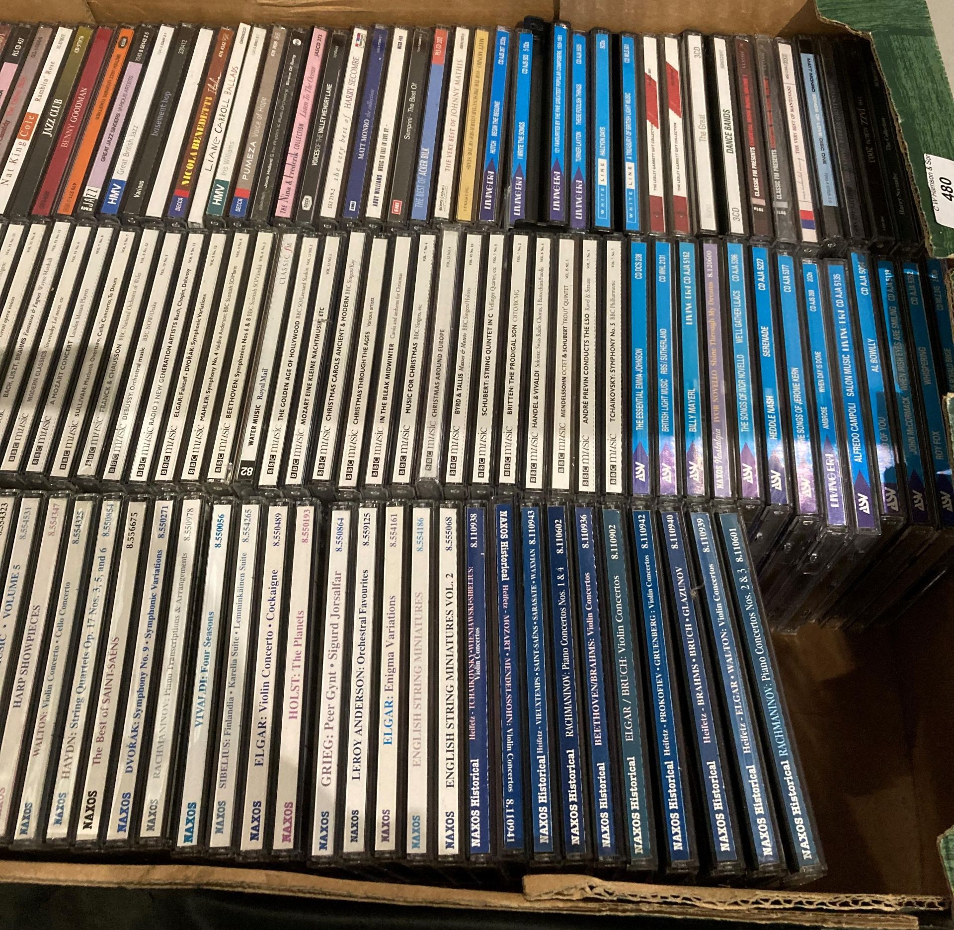 Contents to crate - approximately 150 assorted music CDs including classical by BBC Music etc. - Image 2 of 3
