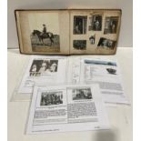 Photograph album and research relating to Rear Admiral Claude E. Buckle, Royal Navy.
