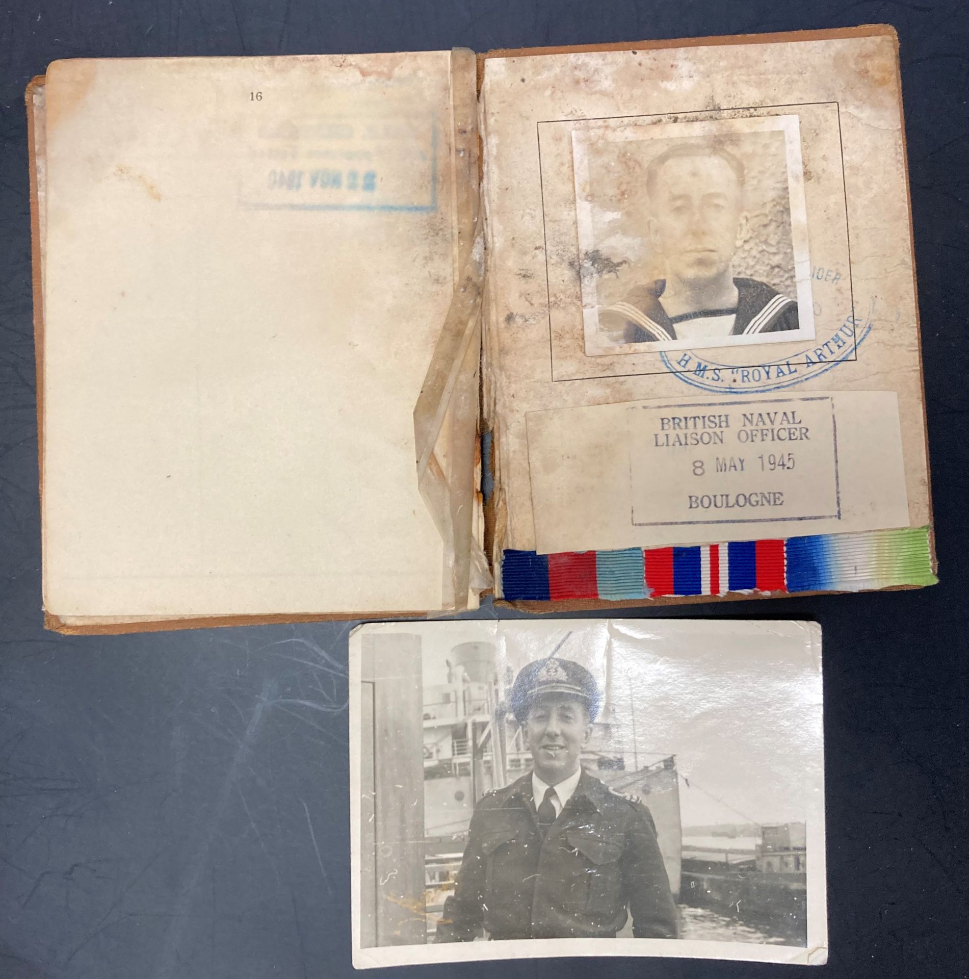 WW2 Atlantic Group with Original documents to an Officer in the Royal Naval Volunteer Reserve plus - Image 9 of 17