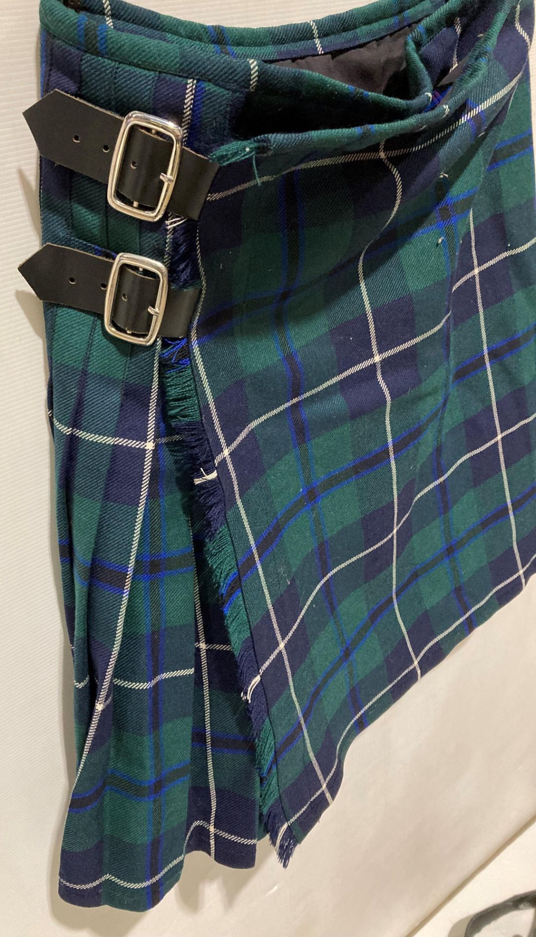 A 16oz 100% wool Douglas Scottish kilt by The Ceilidh Range (size 42), - Bild 5 aus 6