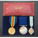 WW1 etc. Royal Navy group to BULLIVANT. Victory Medal, (M. 5588 S.A. BULLIVANT. A.E.R.A.4. R.N.