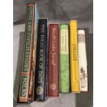 Folio Society - Six books in cases - 'Cities & Civilisations', 'The Folio Book of Days',