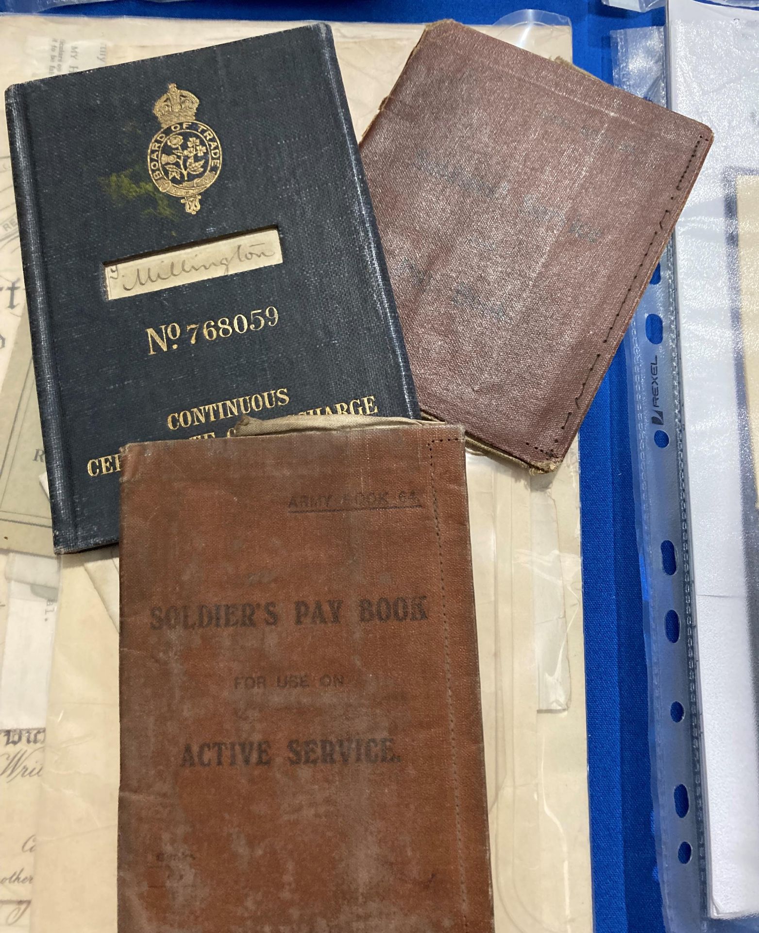 A selection of Original Merchant Navy Documents to the Following Recipients:- Noel Charles Exelby.