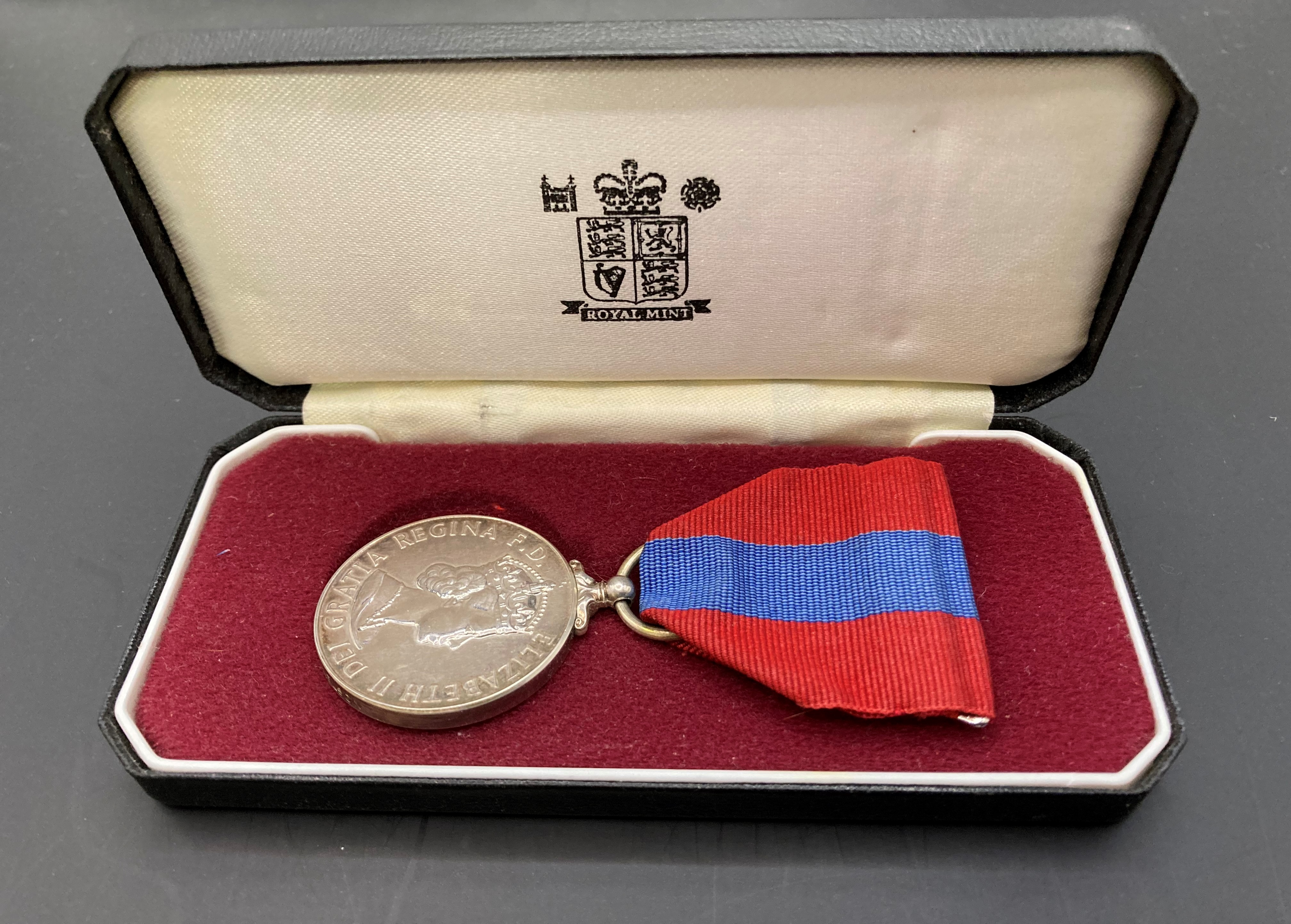 Imperial Service Medal (Queen Elizabeth II) complete with ribbon to Mrs Sheila Mary Wilson, - Image 3 of 4