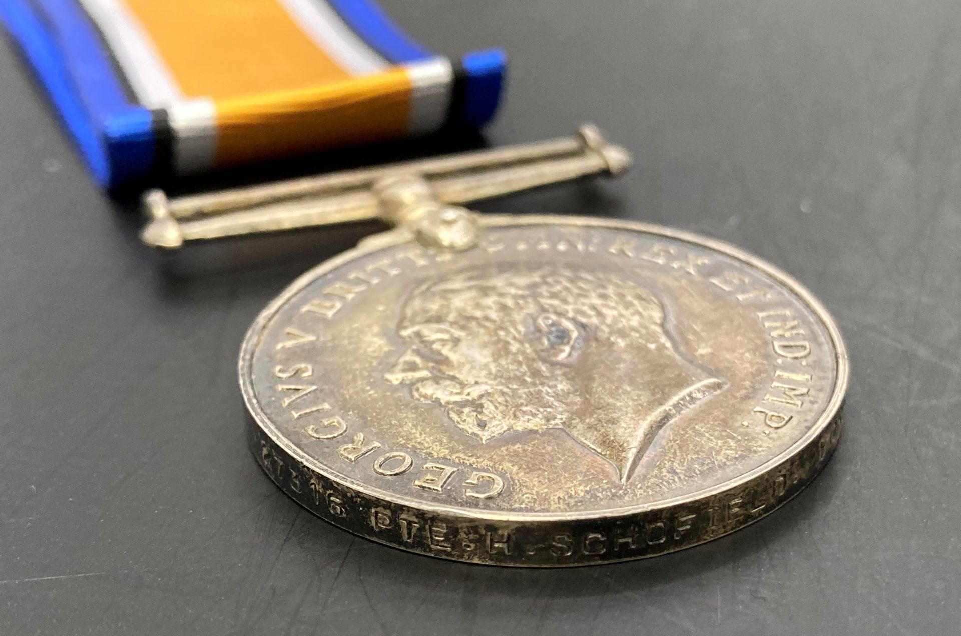 Two First World War medals - War Medal and Victory Medal complete with ribbons and with box of - Image 2 of 3