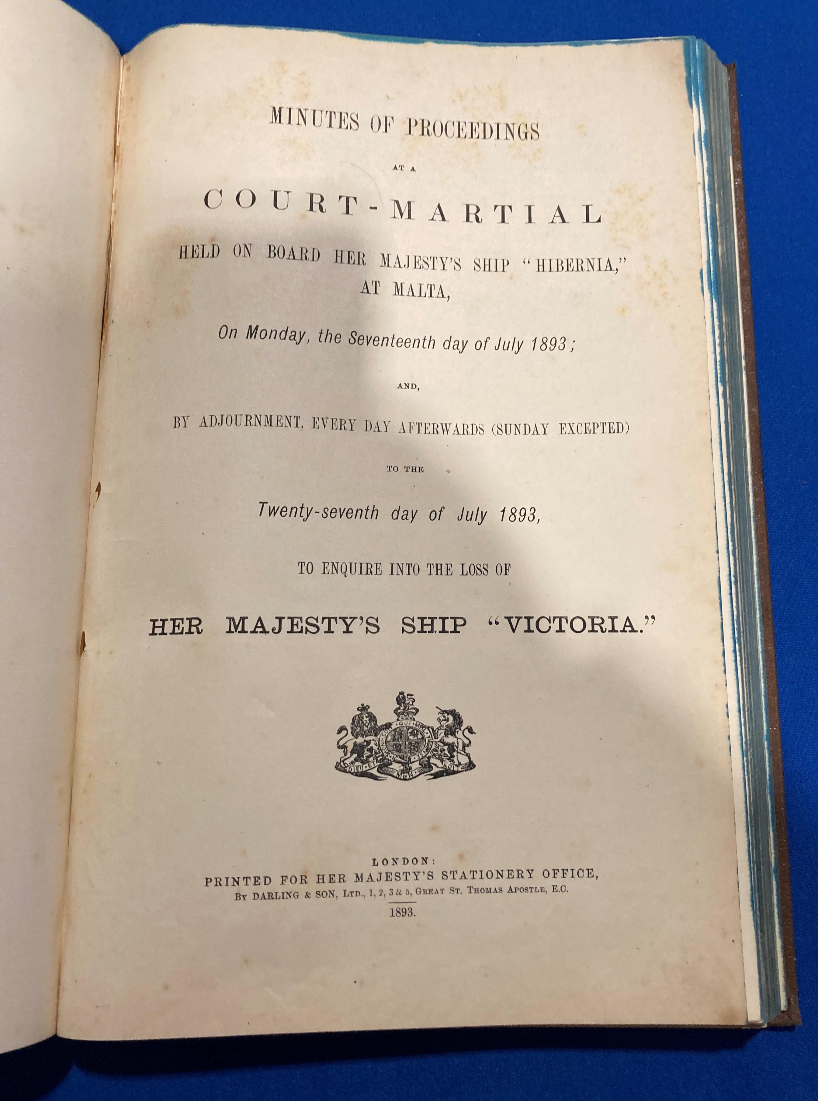 The Loss of HMS Victoria 1893. - Image 7 of 11