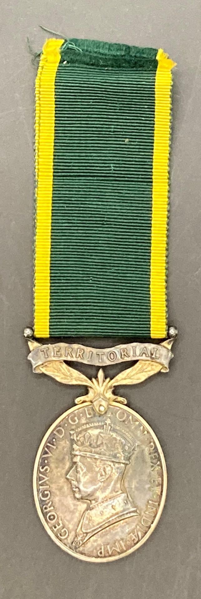 Efficiency Medal territorial complete with ribbon (George VI) to 7659847 Sjt A Hord RAPC (Saleroom