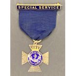 Navy League Cross for Special Service named to HON. LIEUT. J.W. WARD. R.N.V.R. (S.C.).