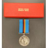 British Forces Germany Medal named to LT C.H. WHISTLER 1945-1946 RNVR in box of issue.