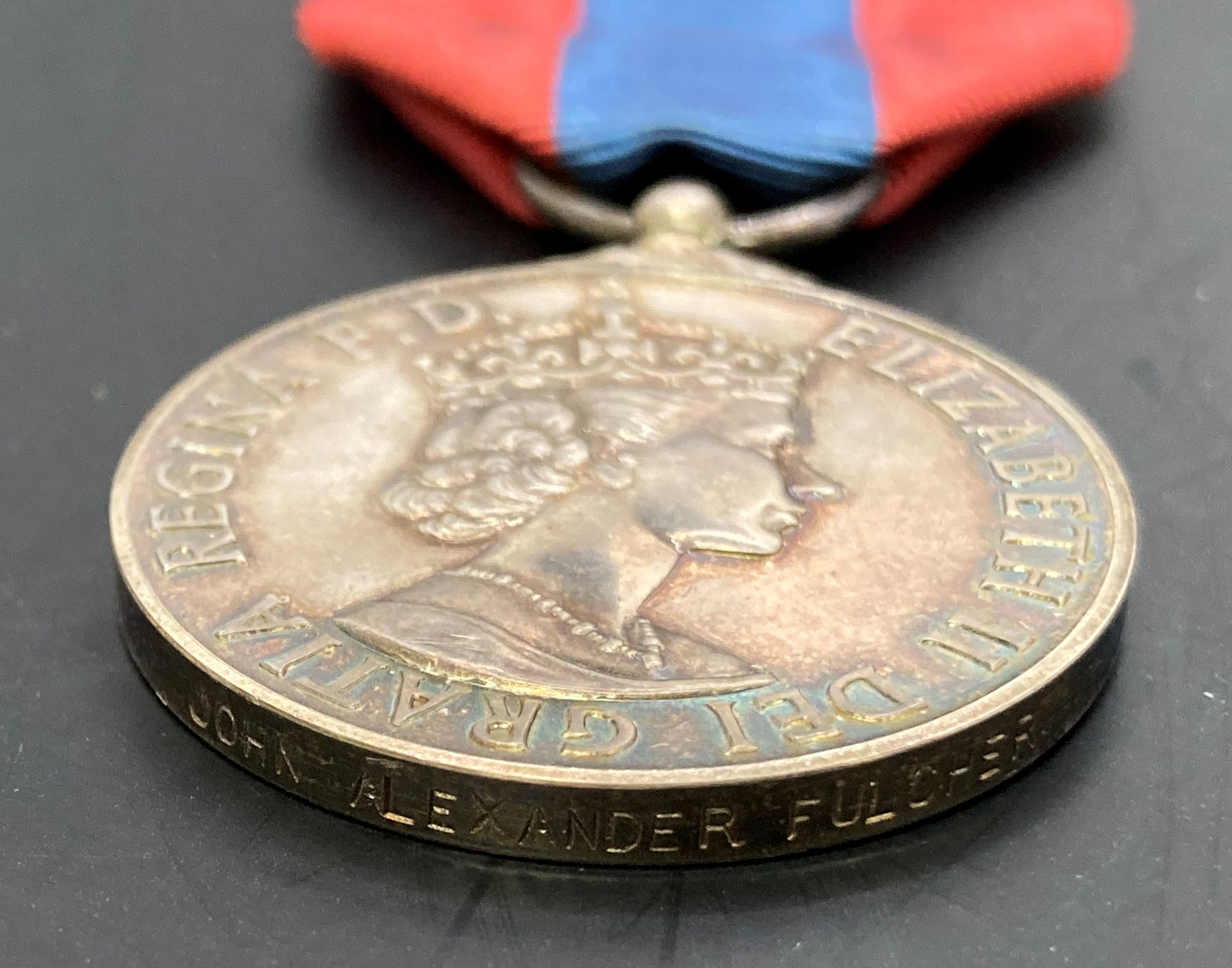 John Alexander Fulcher Imperial Service Medal QEII, - Image 4 of 4