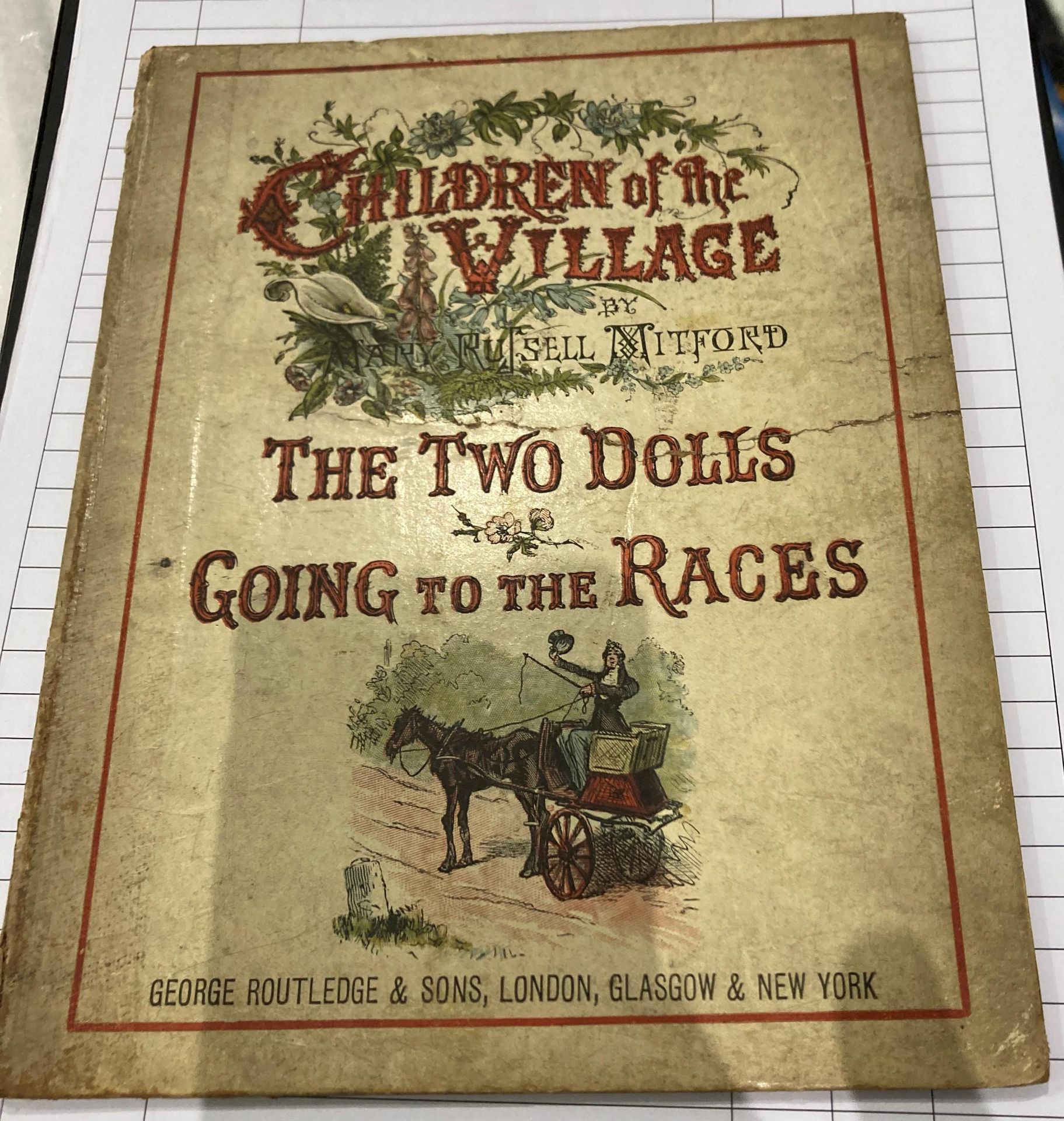 Three vintage books - Mary Russell Mitford 'The Two Dolls & Going to the Races' published by George - Image 7 of 23