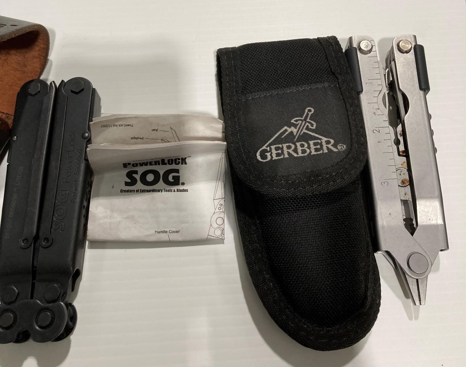 Two Gerber and one Powerlock Sog penknives complete with cases (3) (Saleroom location: S3 Counter) - Image 3 of 3