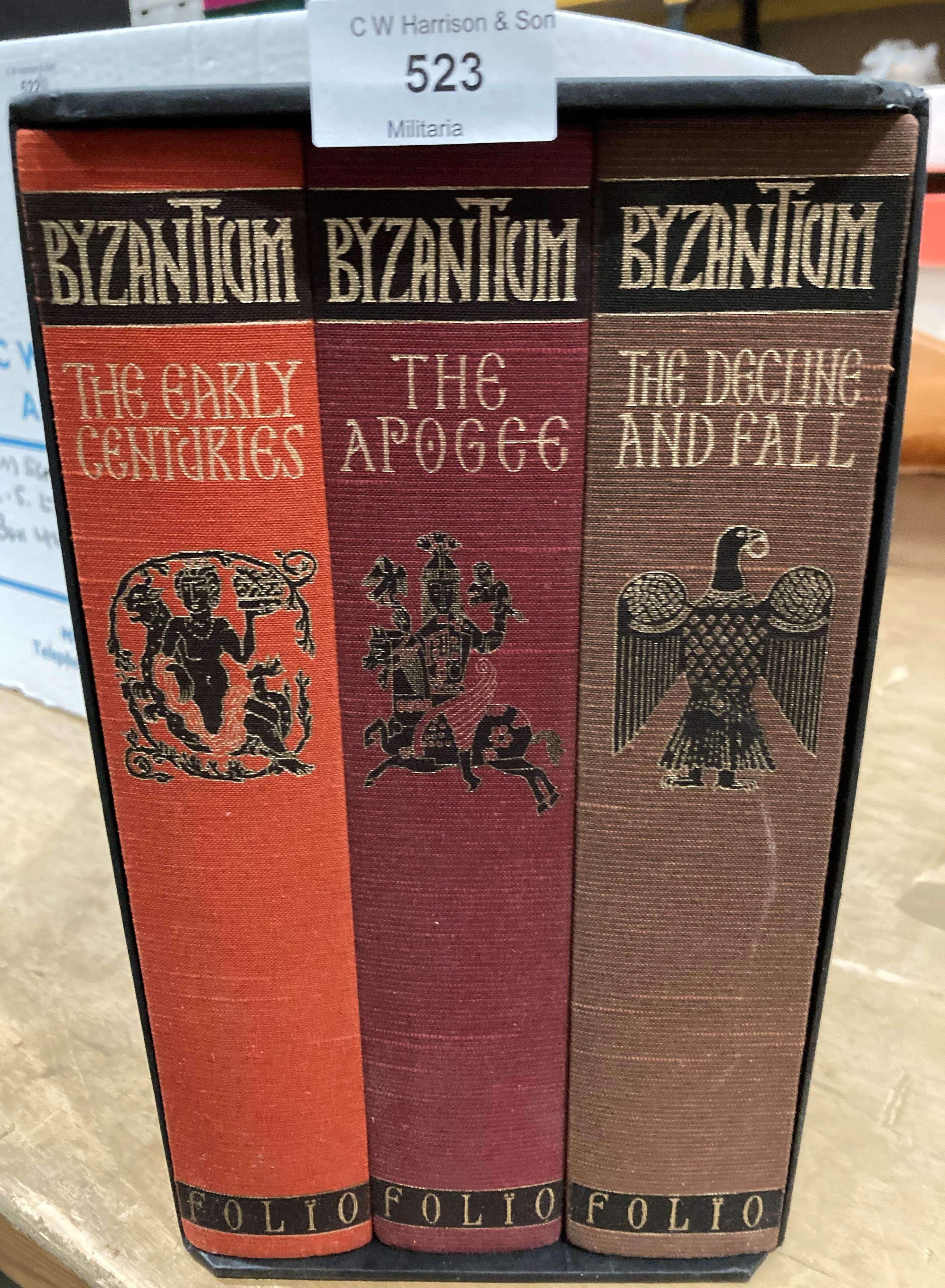 Folio Society - A three volume set John Julius Norwich 'Byzantium' (2003) - 'The Early Centuries',