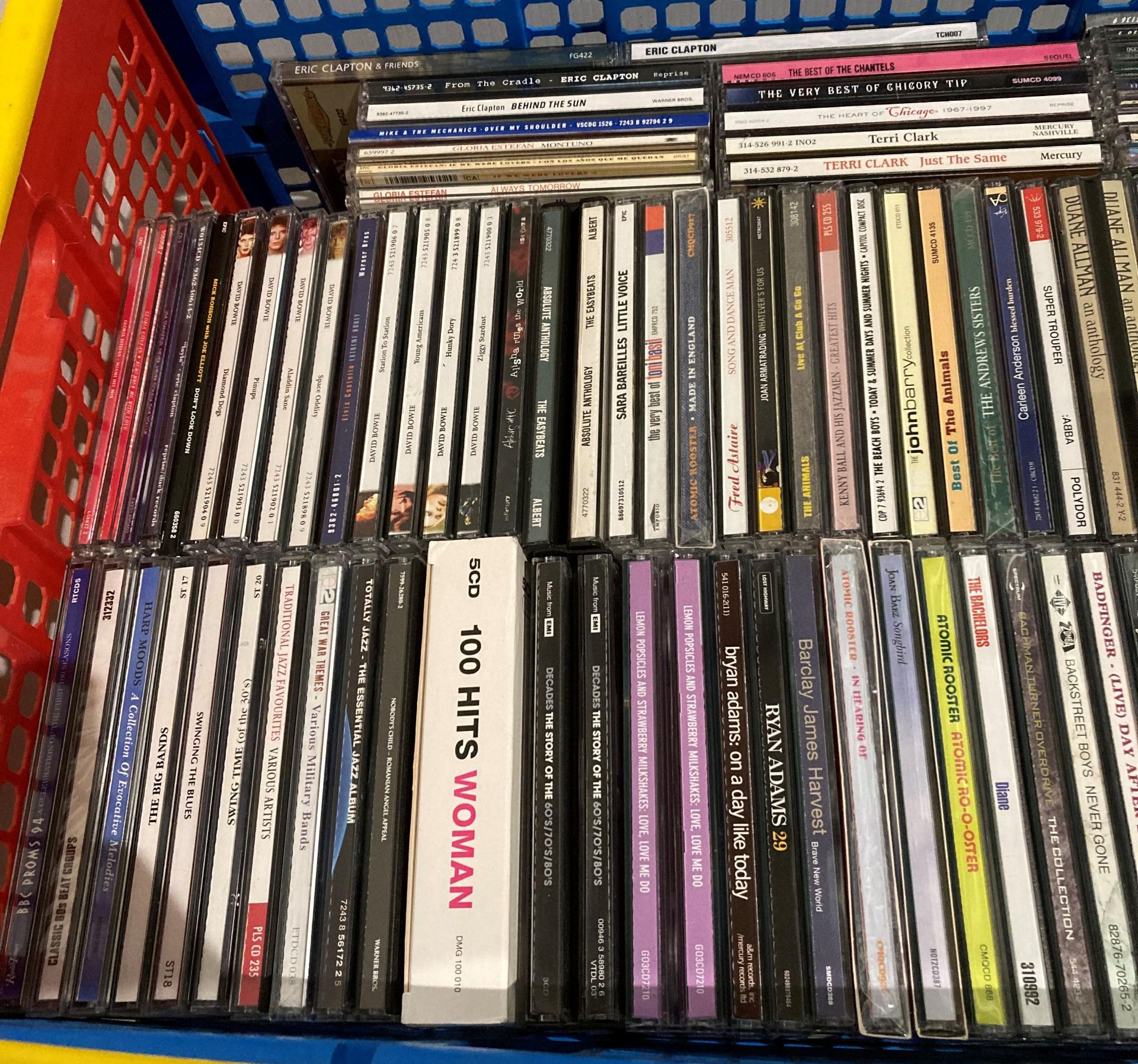 Contents to crate - approximately 100 assorted music CDs including artists - David Bowie, Abba, - Image 3 of 3