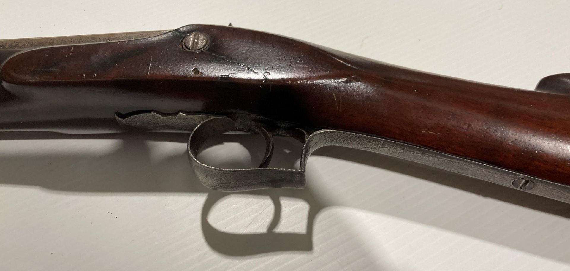 A Wilkinson 19th Century single muzzle loading shotgun, - Bild 5 aus 6