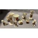 Eleven pieces of crested china (Saleroom location: S2 QB04 table)