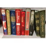 Folio Society - Nine books all in cases - PR Reid 'Colditz', Robert Graves 'Goodbye to all that',