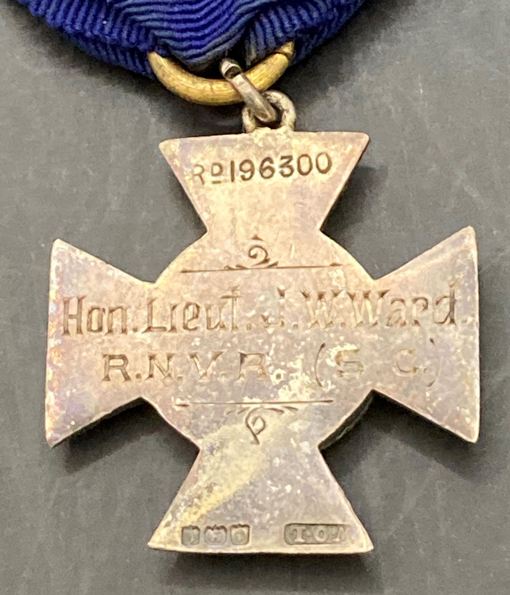 Navy League Cross for Special Service named to HON. LIEUT. J.W. WARD. R.N.V.R. (S.C.). - Image 3 of 3