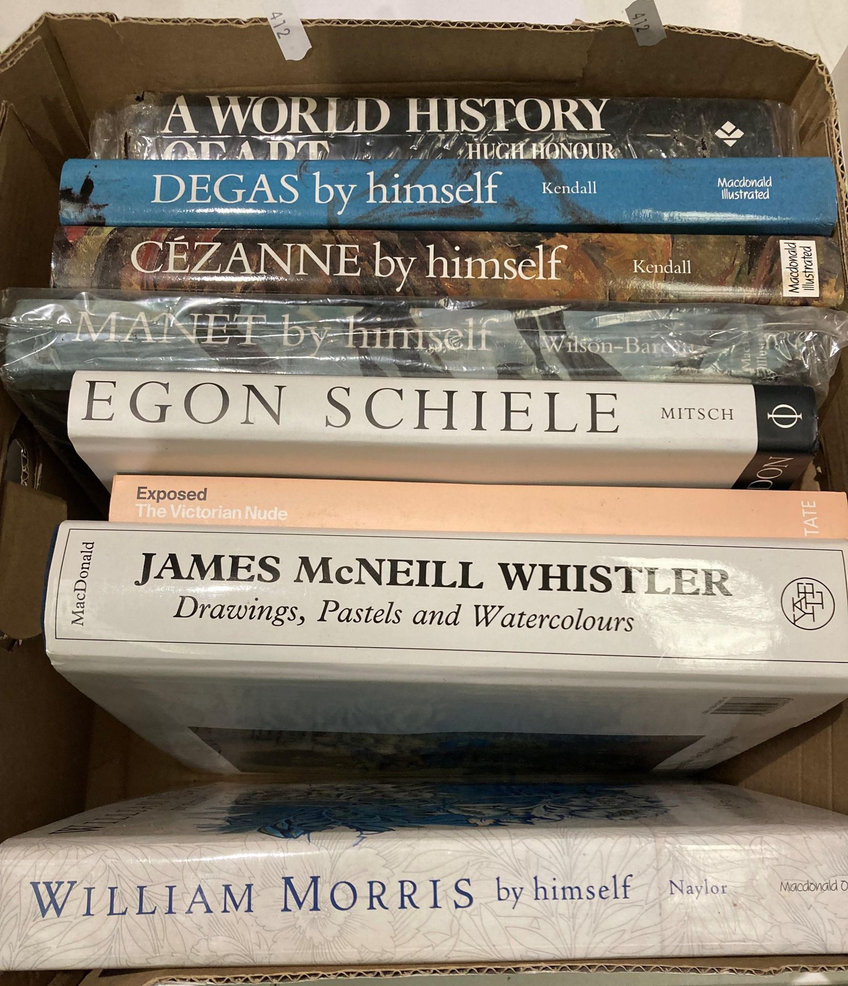 Contents to two boxes - approximately 18 assorted books on arts and artists including James McNeill - Image 3 of 3