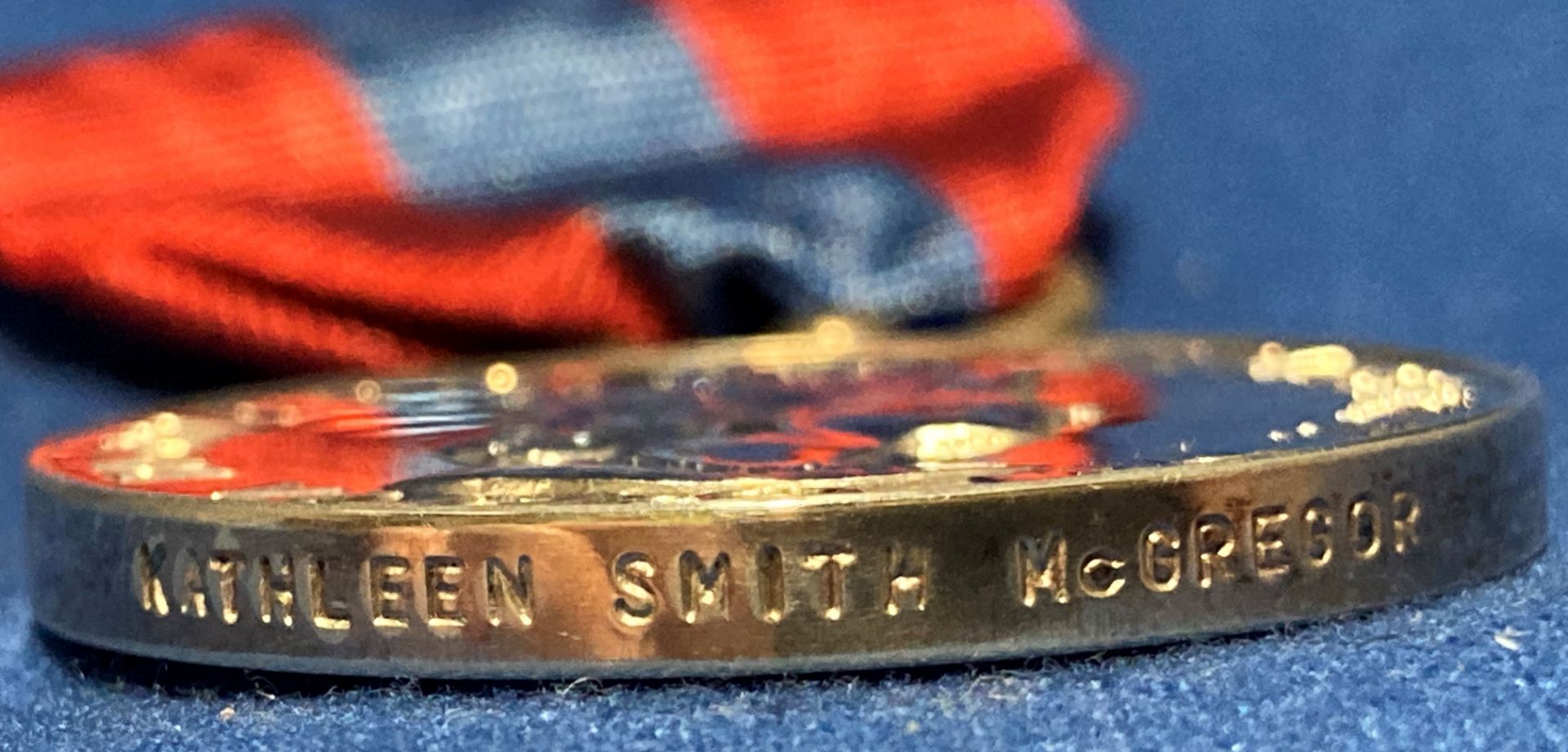 An Imperial Service Medal with ribbon engraved to side Kathleen Smith McGregor, - Image 3 of 4