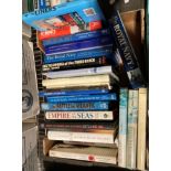 Contents to crate - 22 books relating to maritime, naval and other warfare, etc.