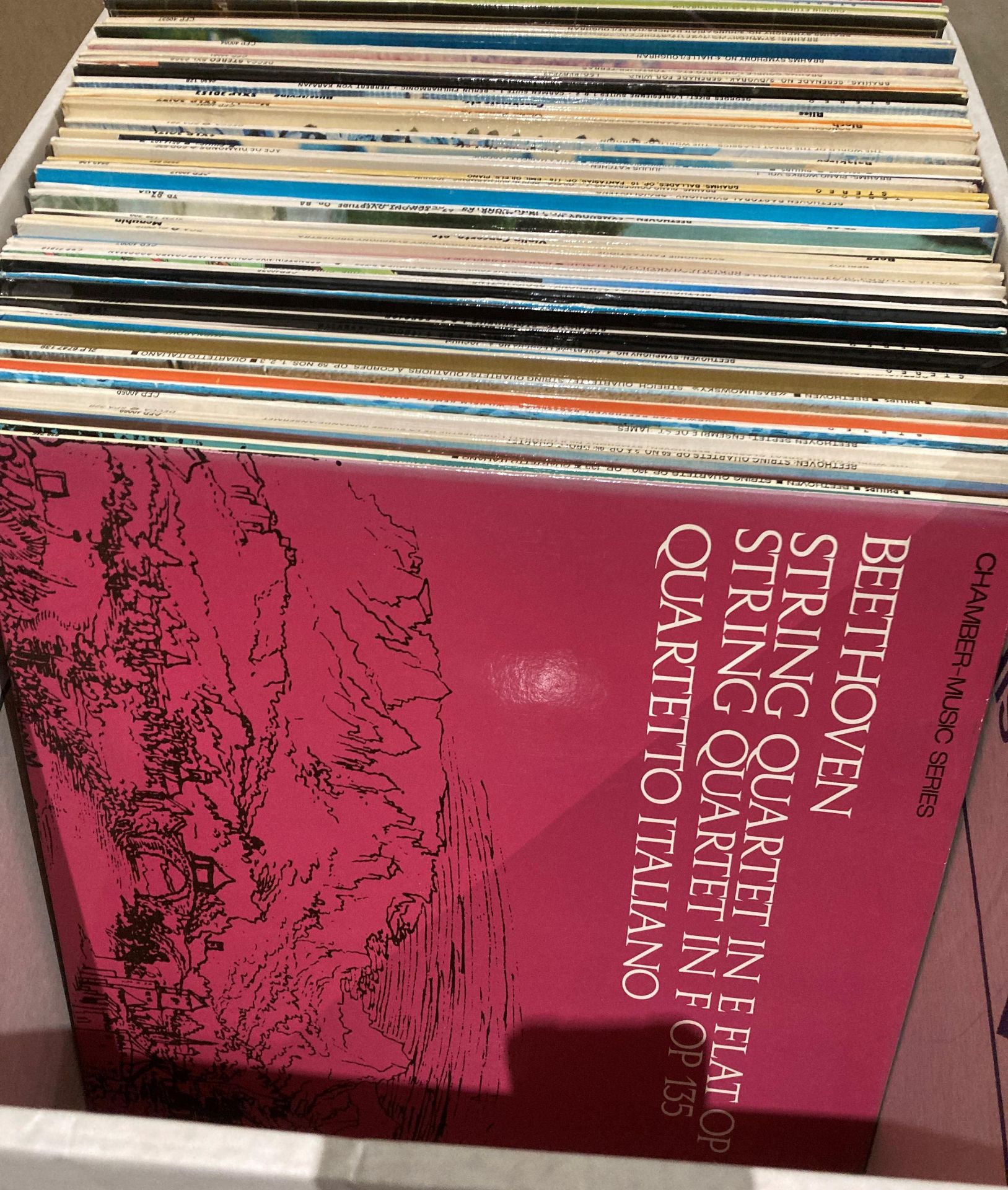 Contents to two boxes - approximately 115 assorted music LPs (mainly classical music) including - Image 2 of 5