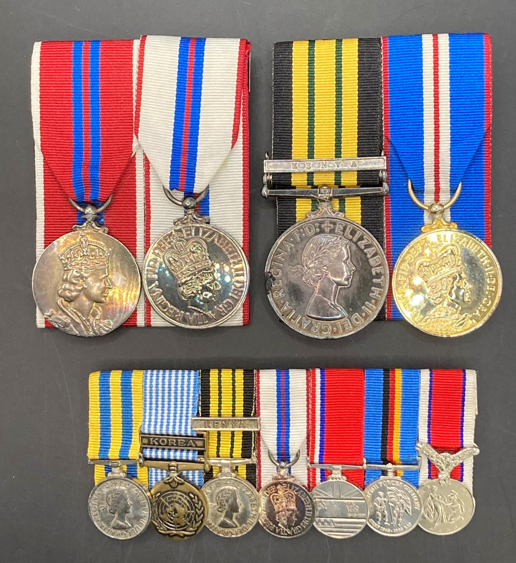 Africa General Service Medal (Queen Elizabeth II) complete with ribbon and clasp for Kenya and a