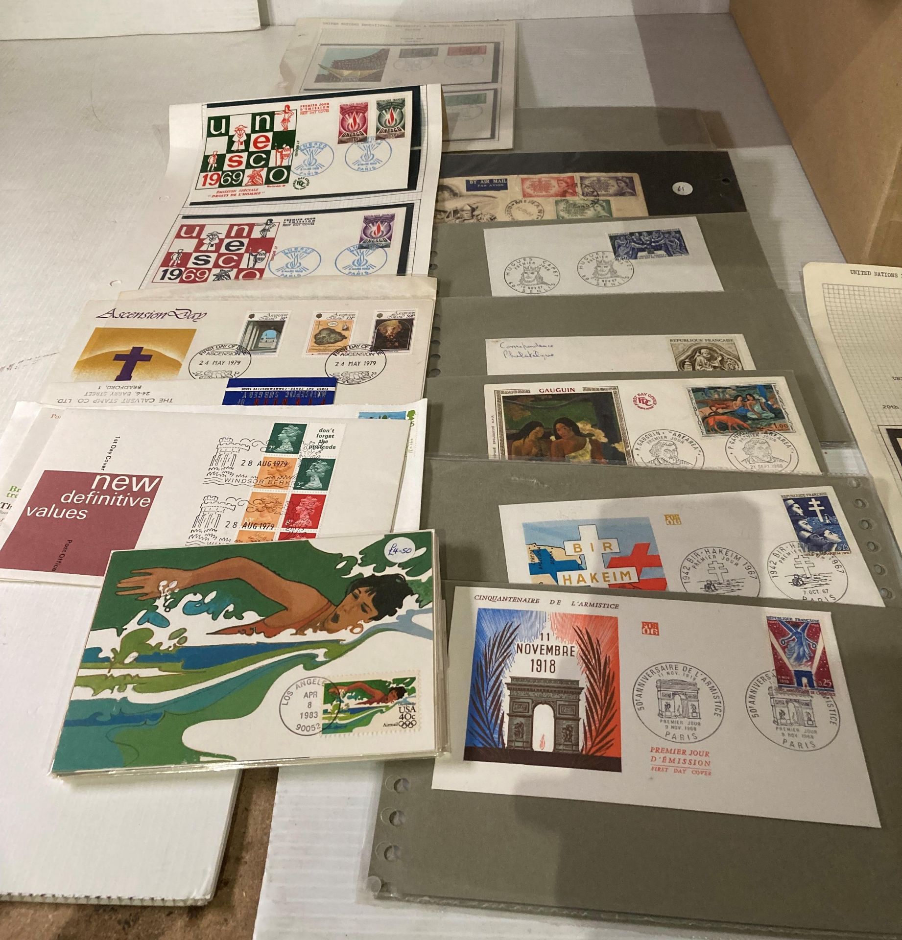 Contents to box - large quantity of First Day issue stamps (Saleroom location: S1T1) - Image 2 of 5
