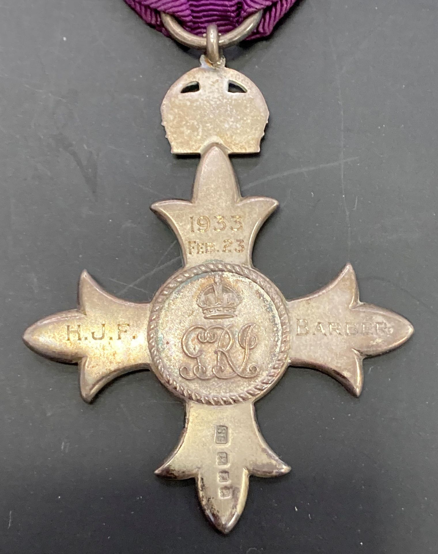 Order of the British Empire Member, Civil, (1933 FEB. 23. H.J.F. BARBER. - Image 7 of 7