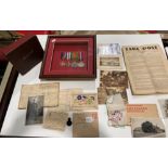 A set of four Second World War medals in case - Defence Medal War,