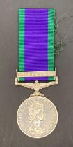 General Service Medal with Borneo clasp and ribbon to 053536 A Bennett A.B.R.N.