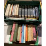 Contents to green crate and box - 33 books mainly maritime and naval related including five volumes