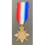 1914-15 Star, (A.W. ADKINS, FT/CDR. TA. R.N.A.S.).Born 1892 East Sheen, London.