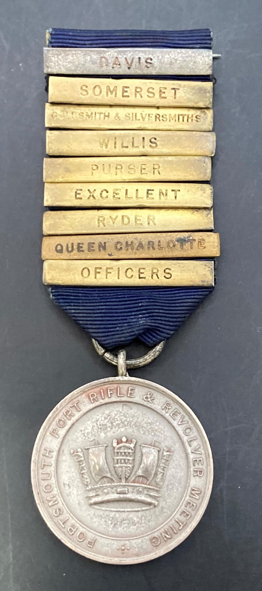 Rifle Meeting Medal and clasps.