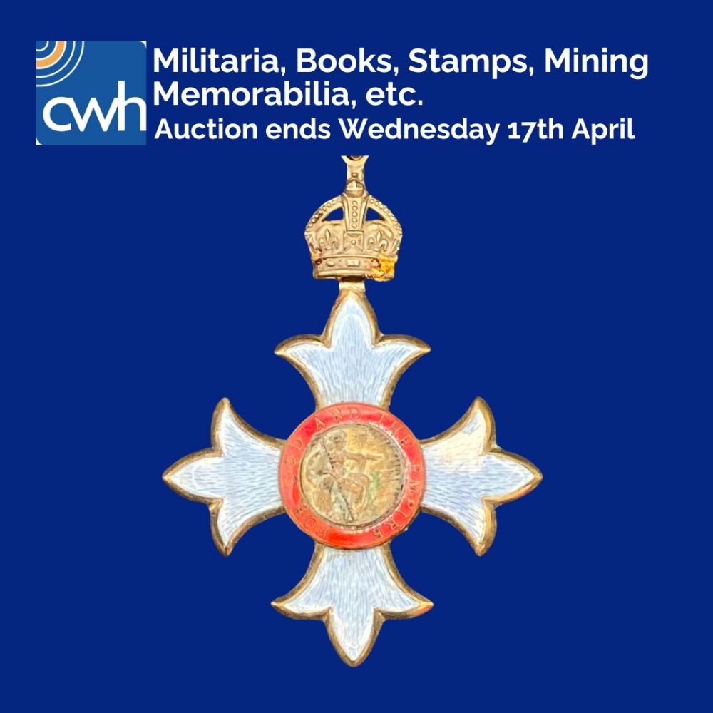 Militaria, Books, Stamps, Mining Memorabilia, etc.