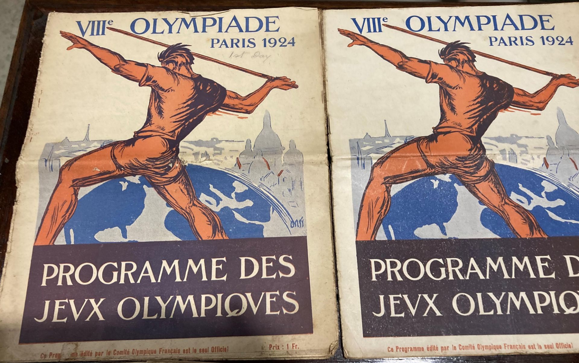 Two programmes for the VIII Olympide Paris 1924, - Image 2 of 4