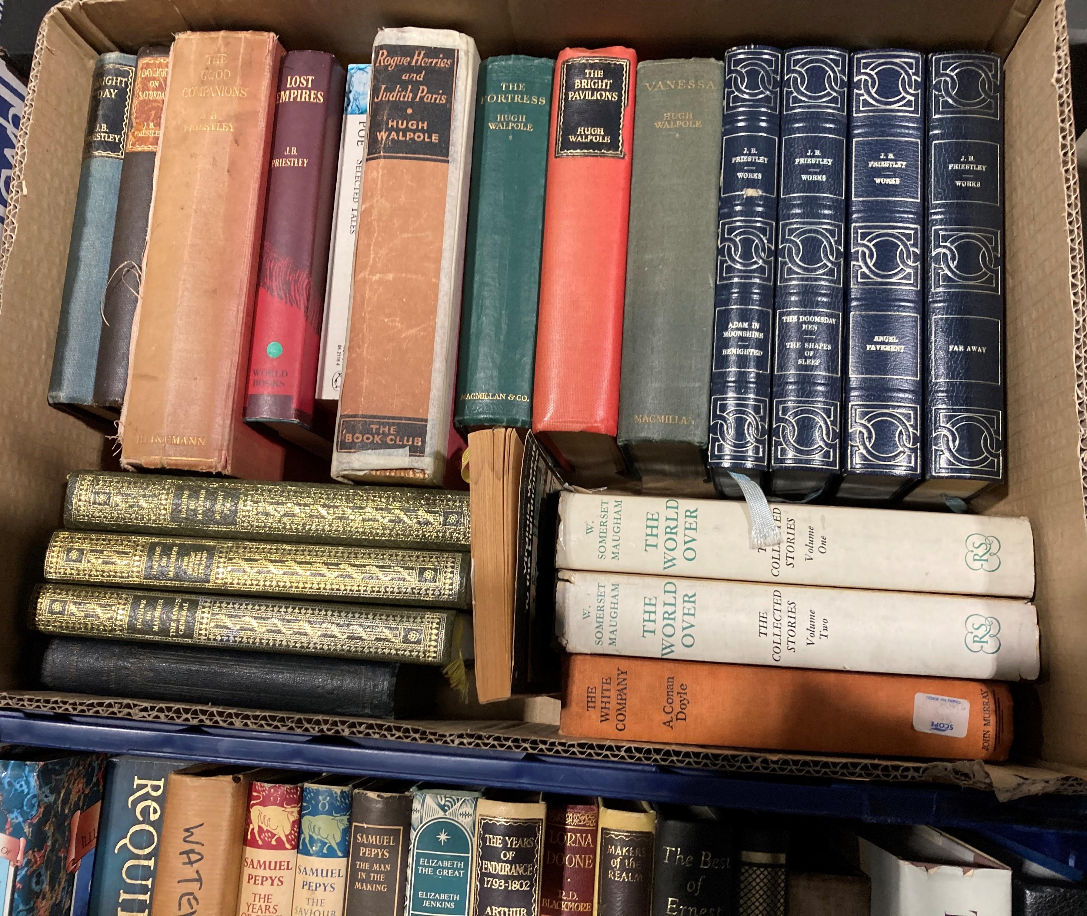 Contents to four boxes and crate - a quantity of mainly fiction novels and books, - Image 4 of 8