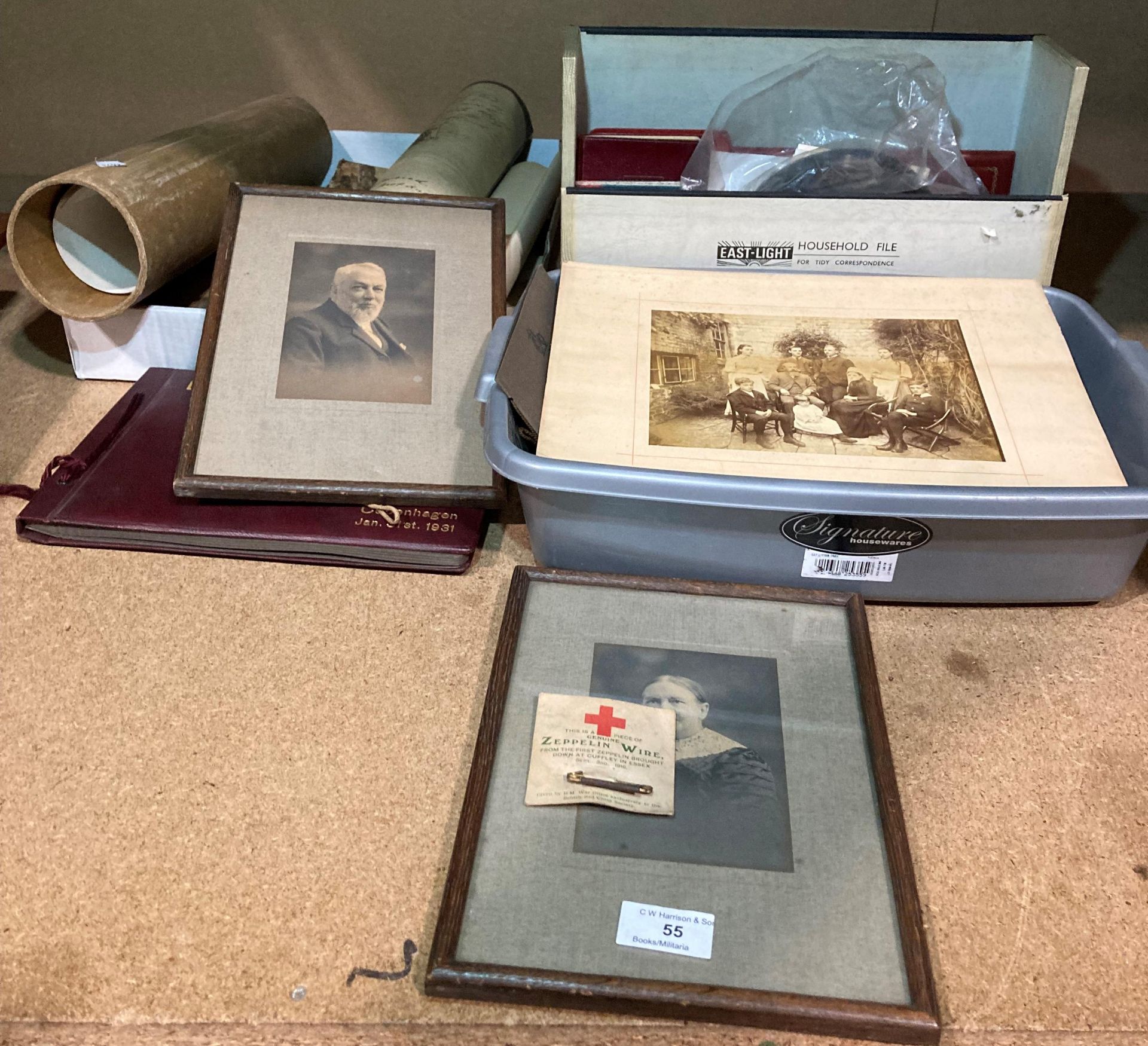 Sir Henry Fowler interest - a quantity of ephemera and other related items including a file box