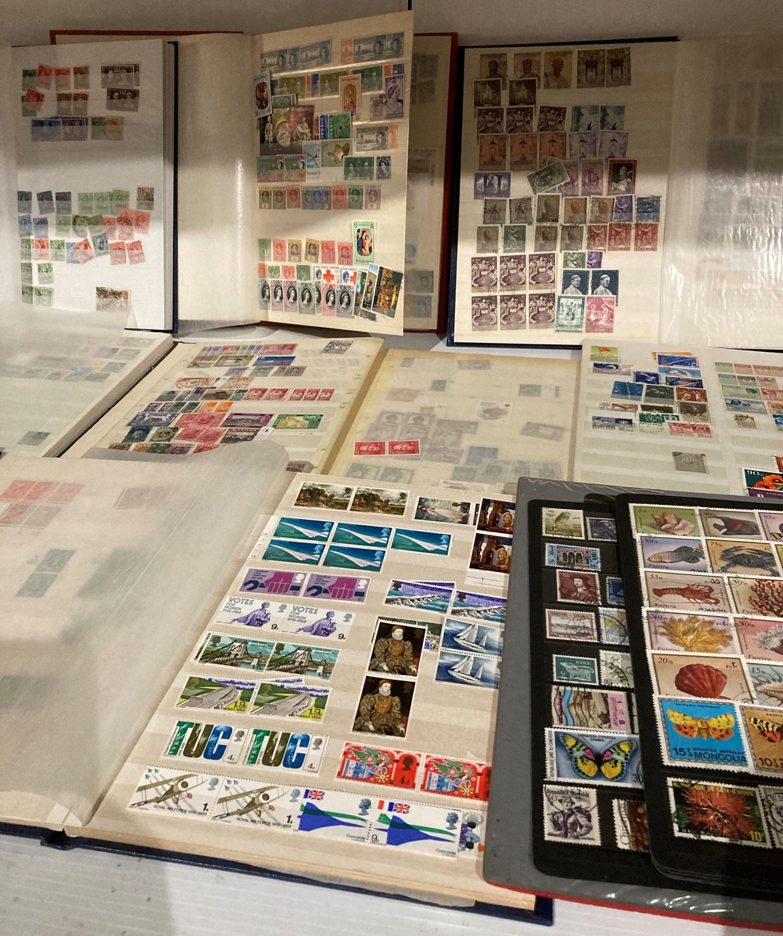Contents to crate - sixteen stamp stock books and albums - assorted countries (Saleroom location: - Image 3 of 5